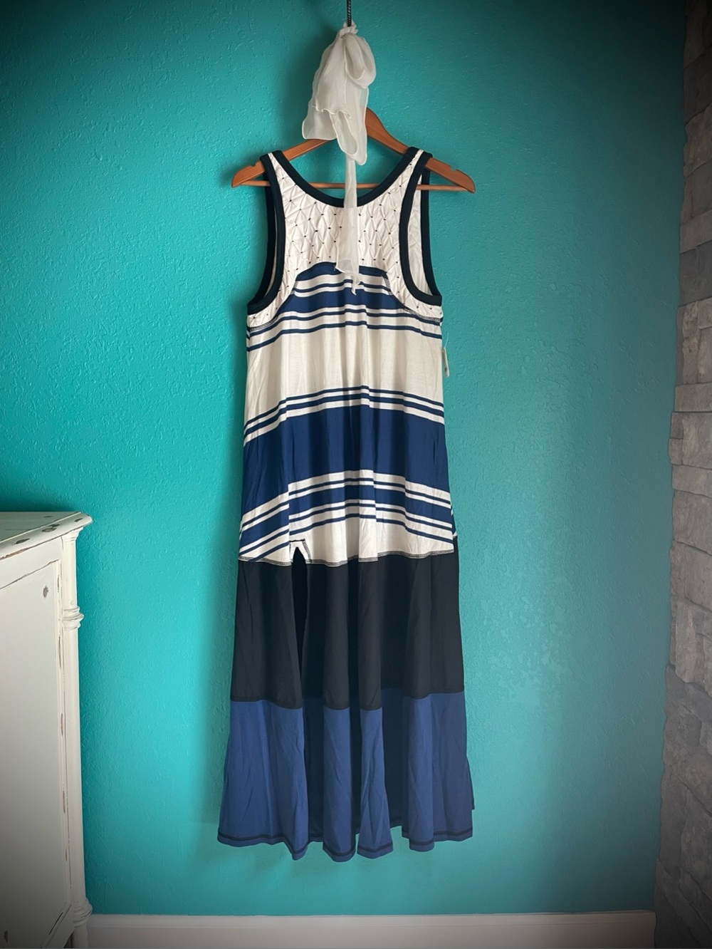 FP Movement by Free People A-ine maxidress Striped Cotton Beach Coverup Vacation